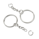 Anillo metalico para llavero 2.5 cm Color Insumos
